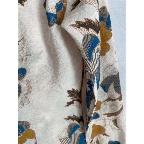 Van Heusen Woman's Floral Fitted Long Sleeve Blouse XXS - Picture 7 of 9